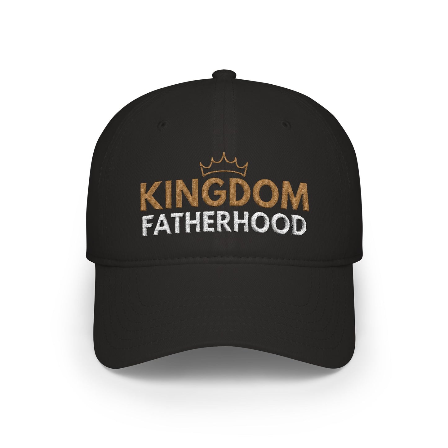 Kingdom Fatherhood Embroidered Hat | Low Profile Cap | Faith Based Dad Hat