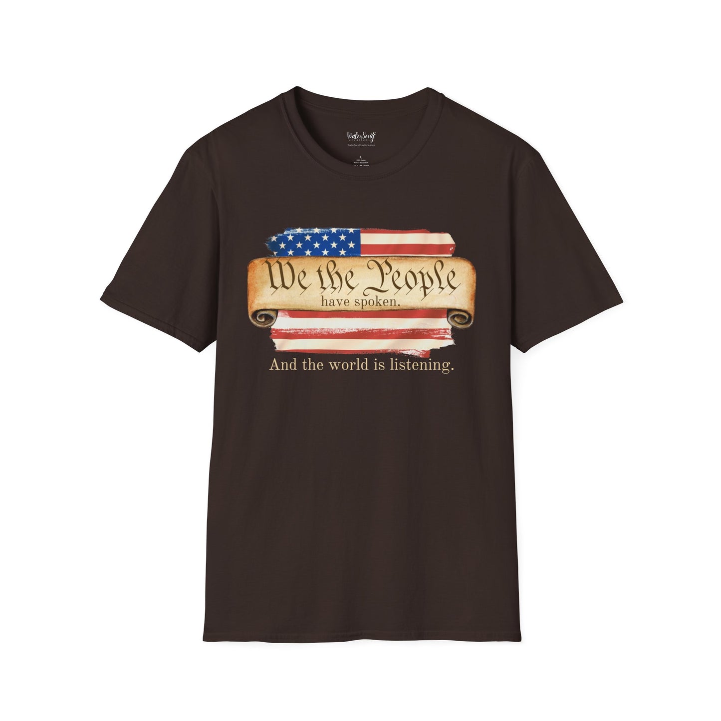 Patriotic Graphic Tee - We the People Have Spoken