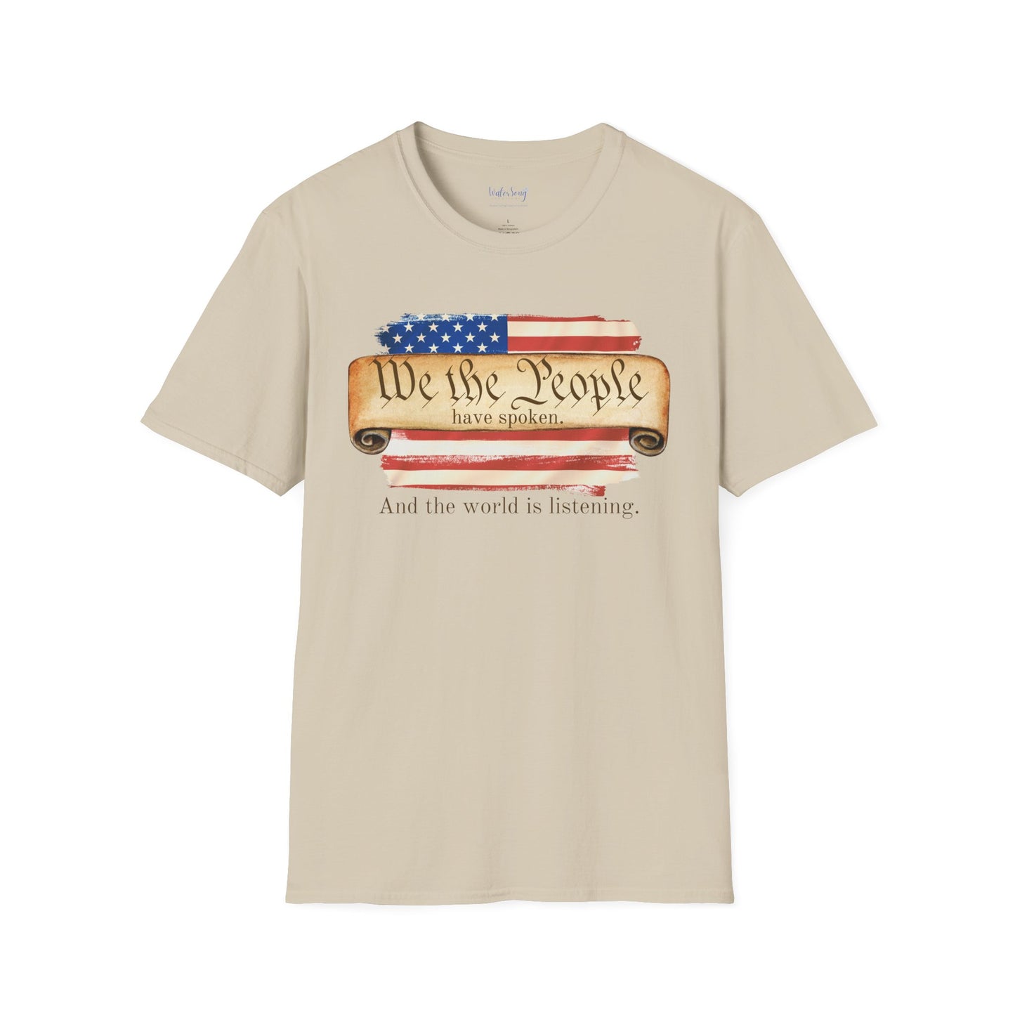 Patriotic Graphic Tee - We the People Have Spoken