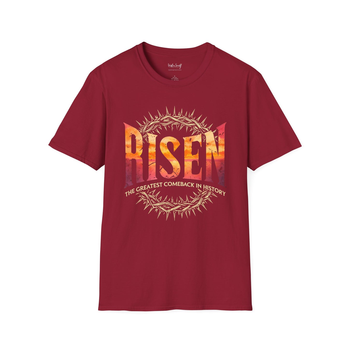 He is Risen Soft Cotton T-shirt - Greatest Comeback in History