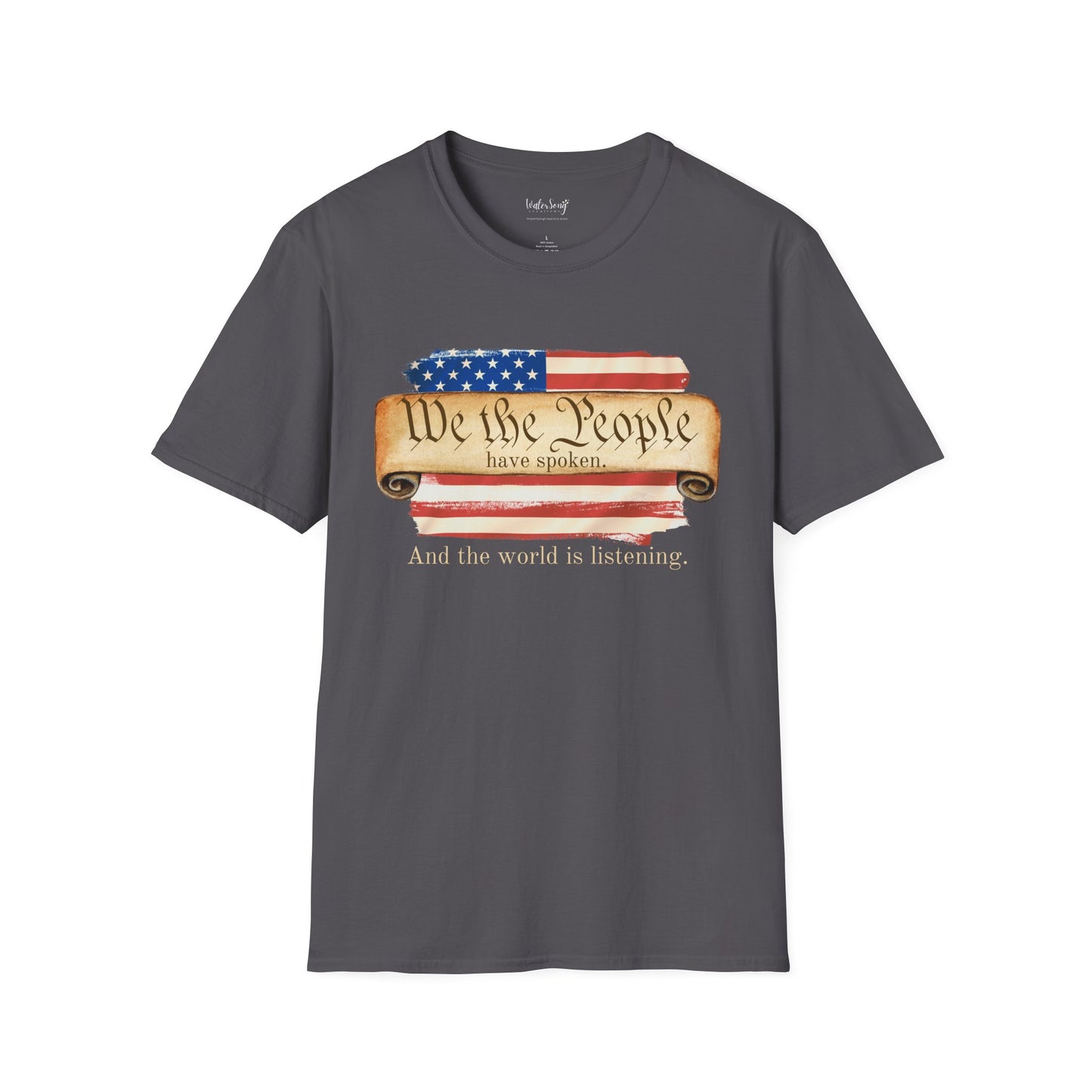 Patriotic Graphic Tee - We the People Have Spoken