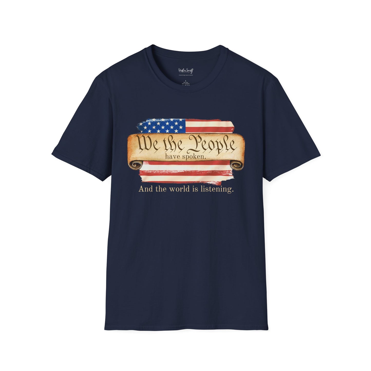 Patriotic Graphic Tee - We the People Have Spoken