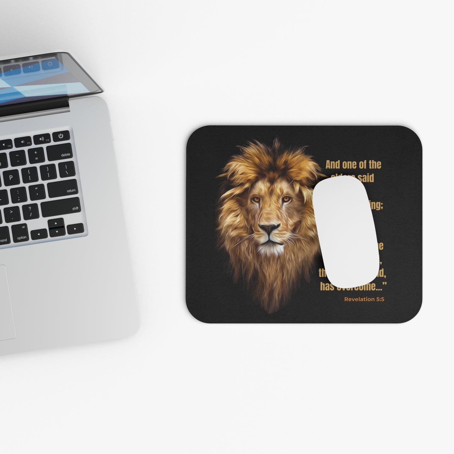 Lion of Judah Mouse Pad - Revelation 5:5