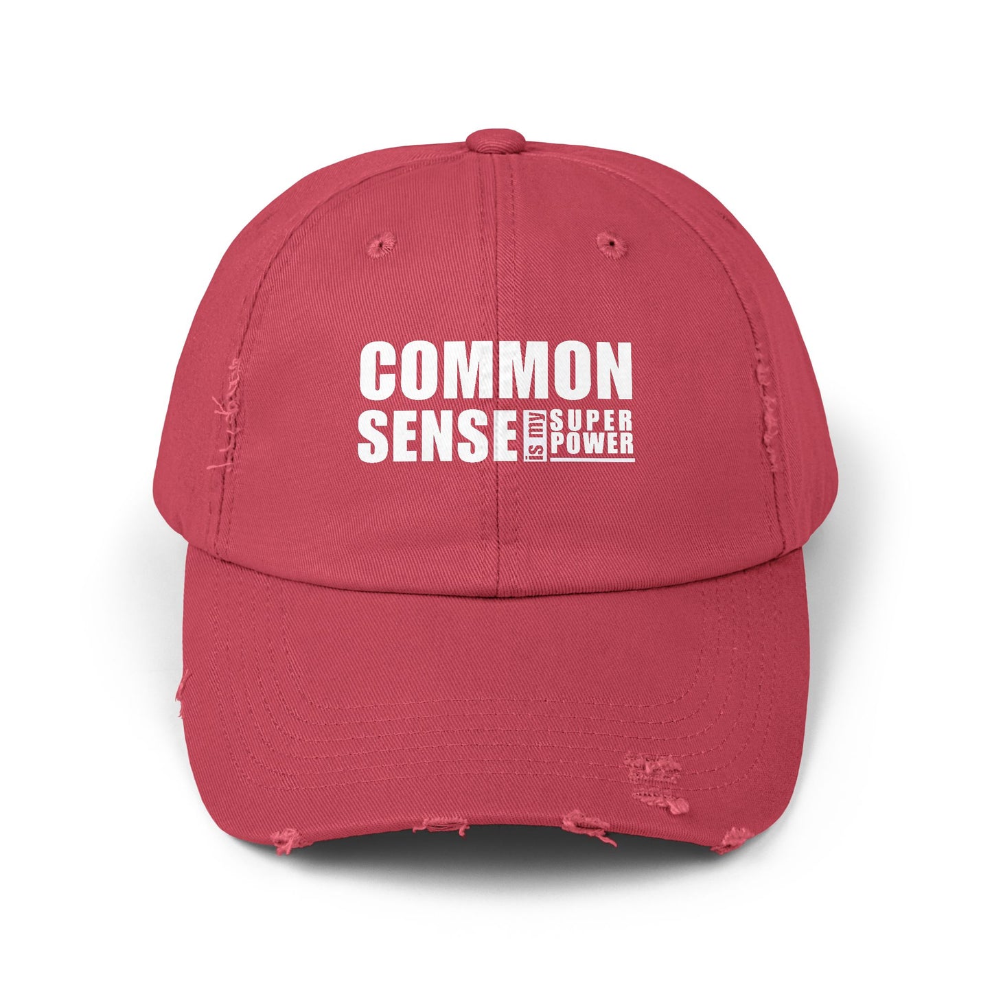 Common Sense is My Superpower - Vintage Distressed Cap