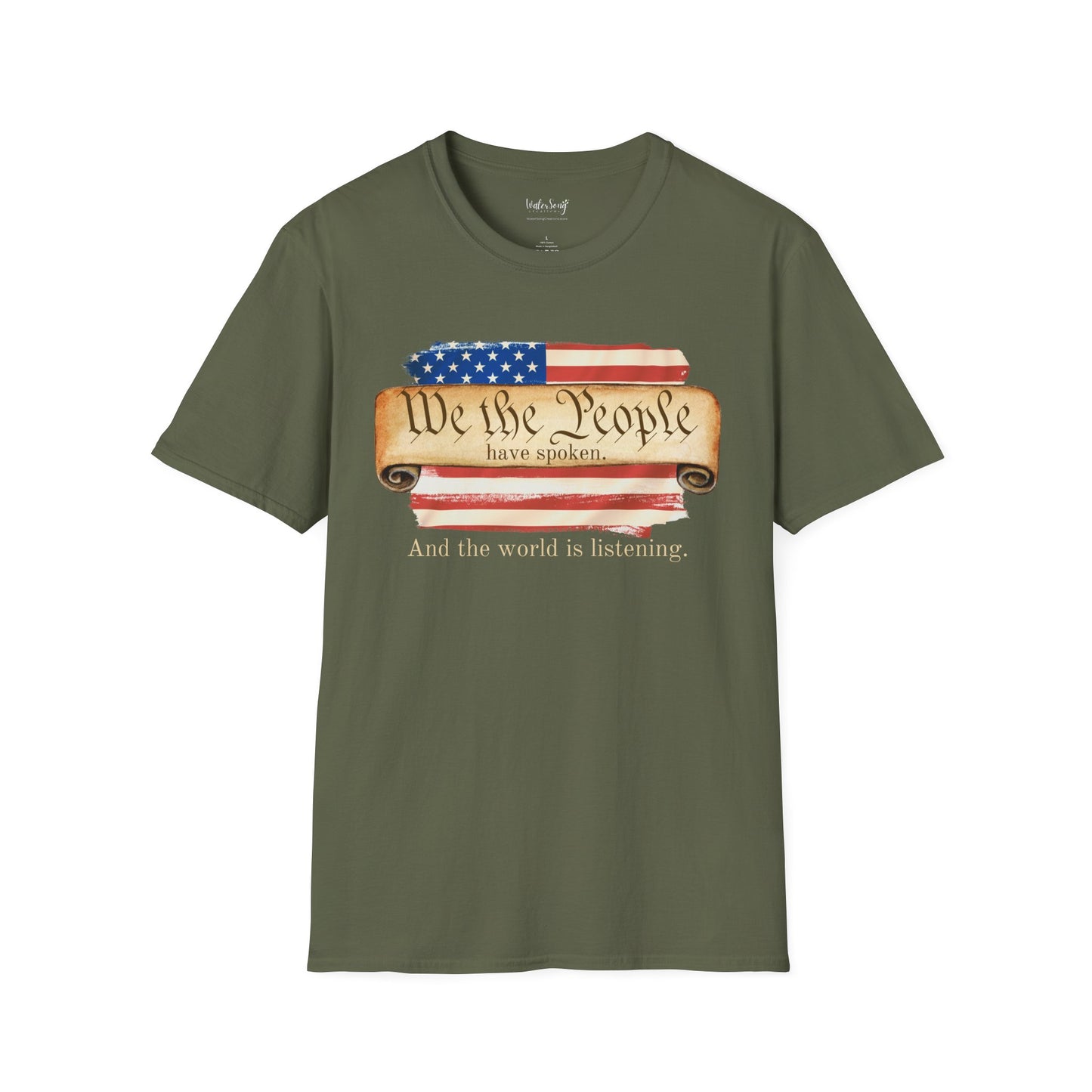 Patriotic Graphic Tee - We the People Have Spoken