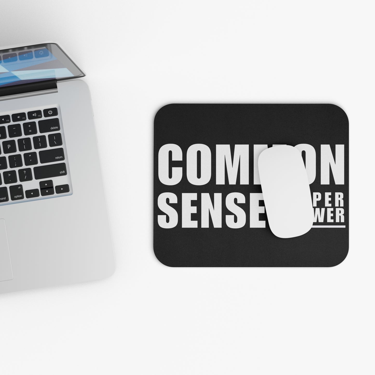 Common Sense Superpower Mouse Pad