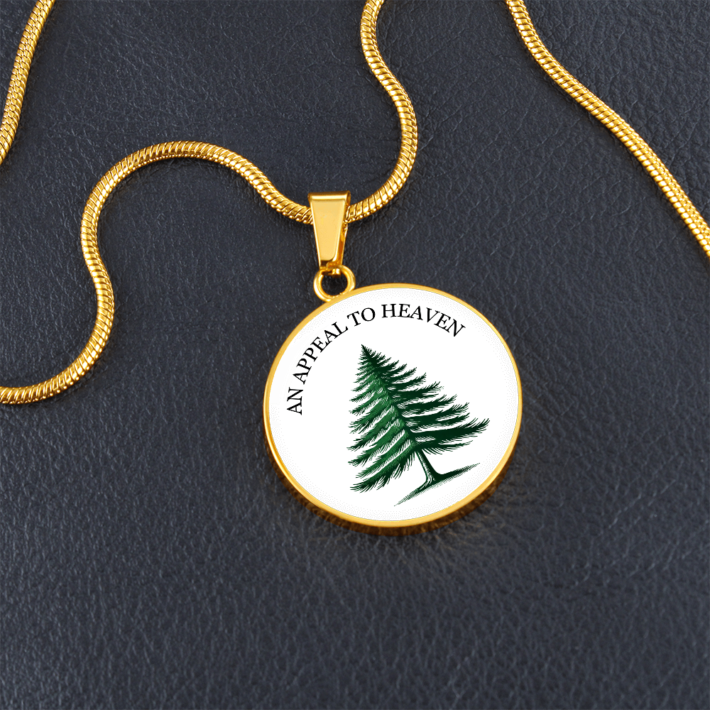 Appeal to Heaven Circle Pendant Necklace