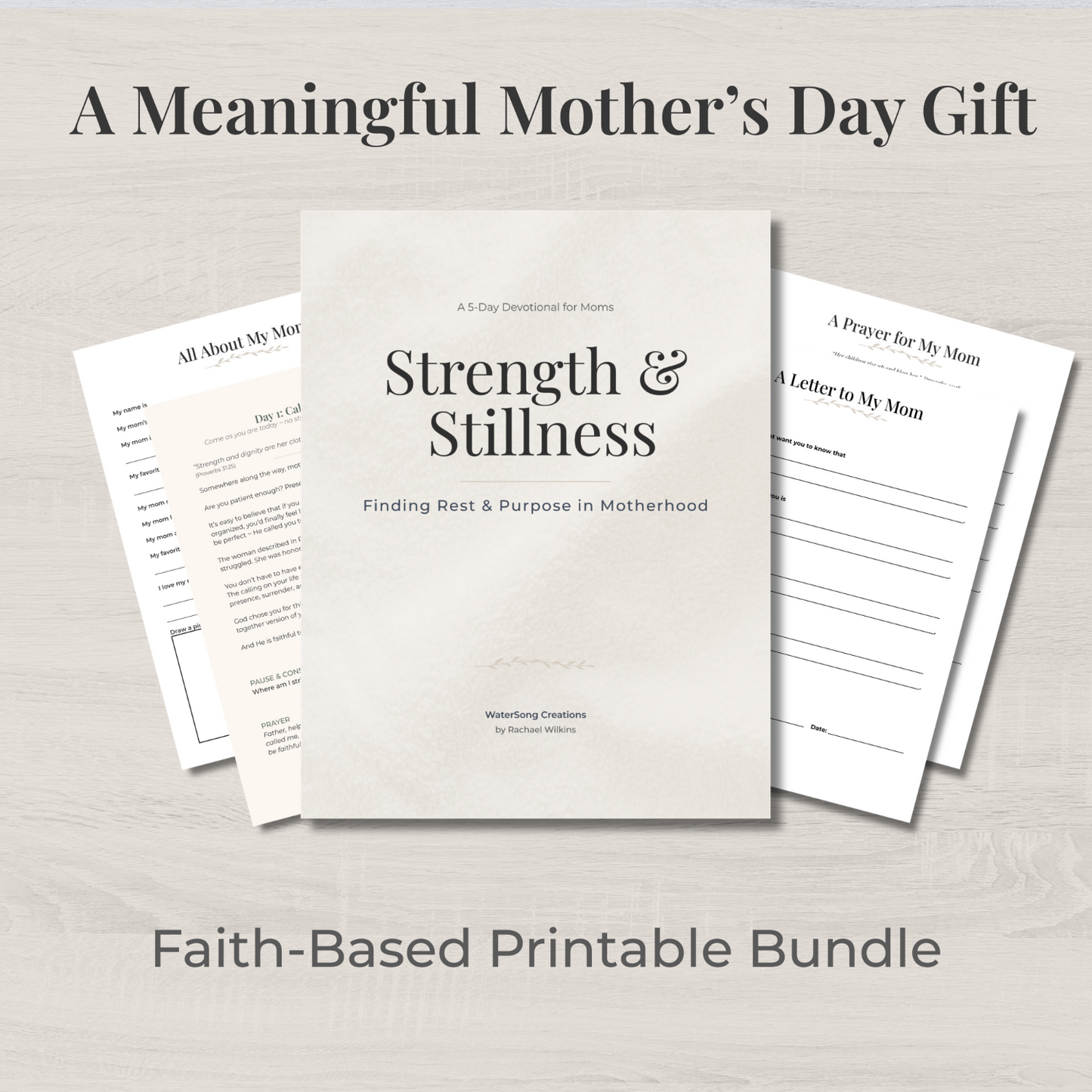 Strength & Stillness | Mother’s Day Devotional + Printable Kids Activity Bundle
