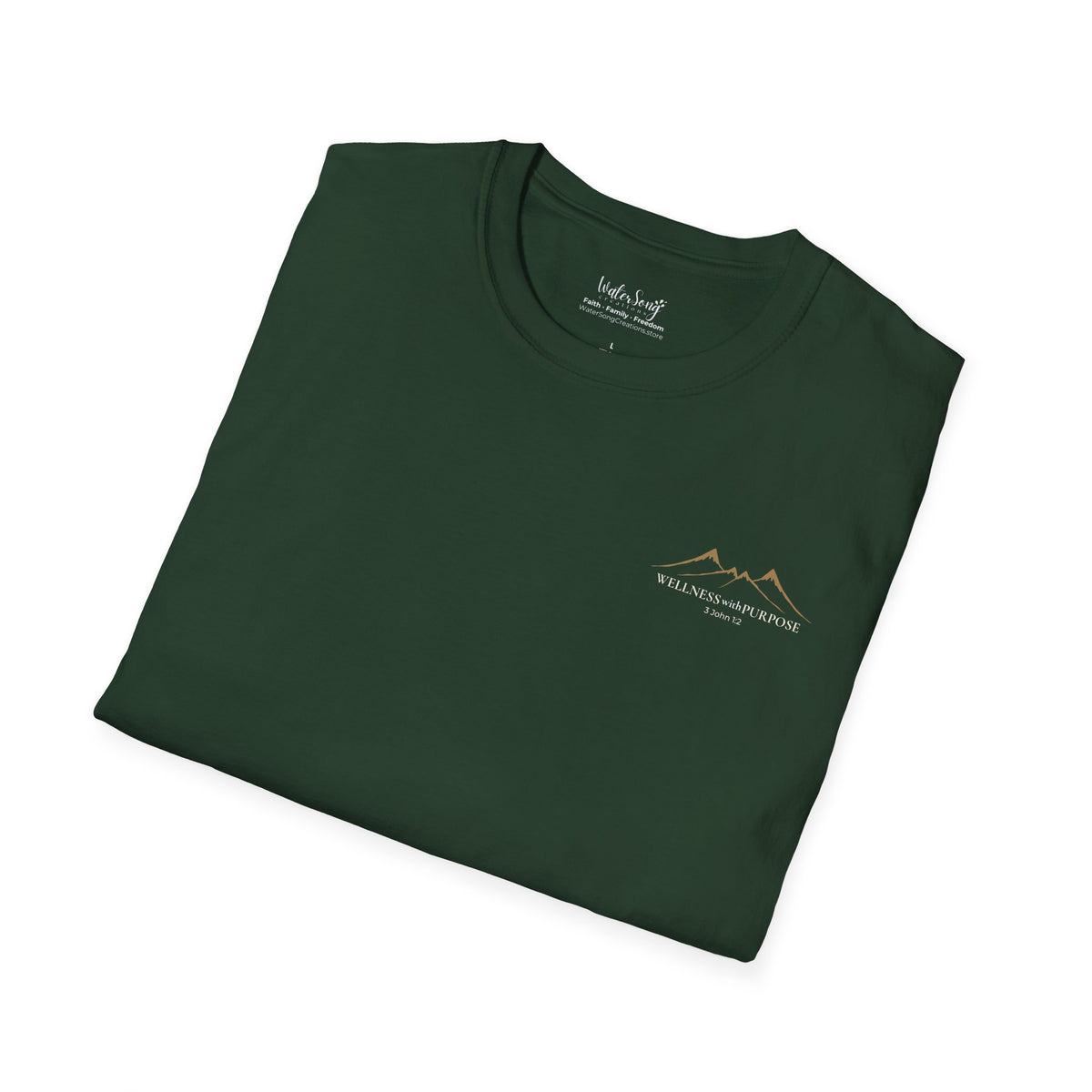 Wellness with Purpose Graphic T-Shirt | Faith & Healthy Living Tee