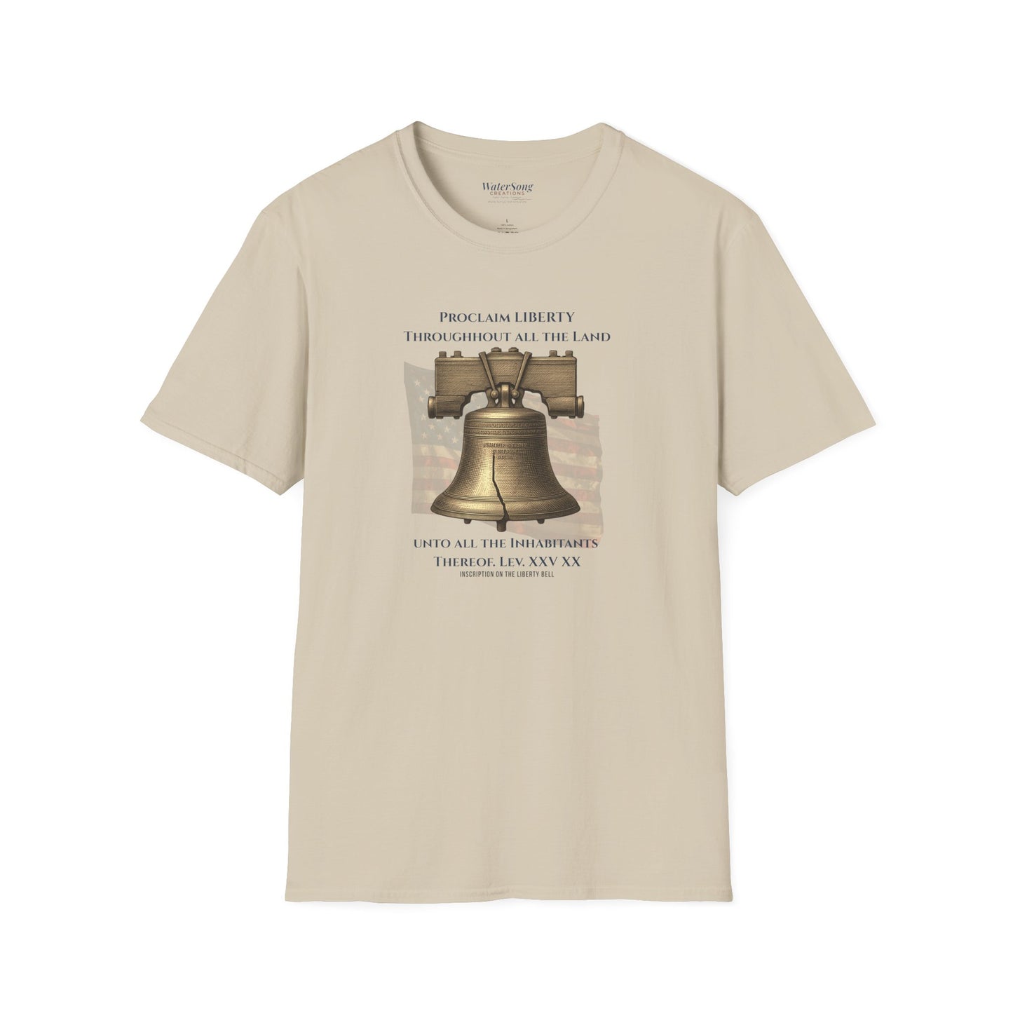 Liberty Bell Shirt | Proclaim Liberty Patriotic Christian Tee | Americana Tee