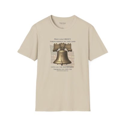 Liberty Bell Shirt | Proclaim Liberty Patriotic Christian Tee | Americana Tee