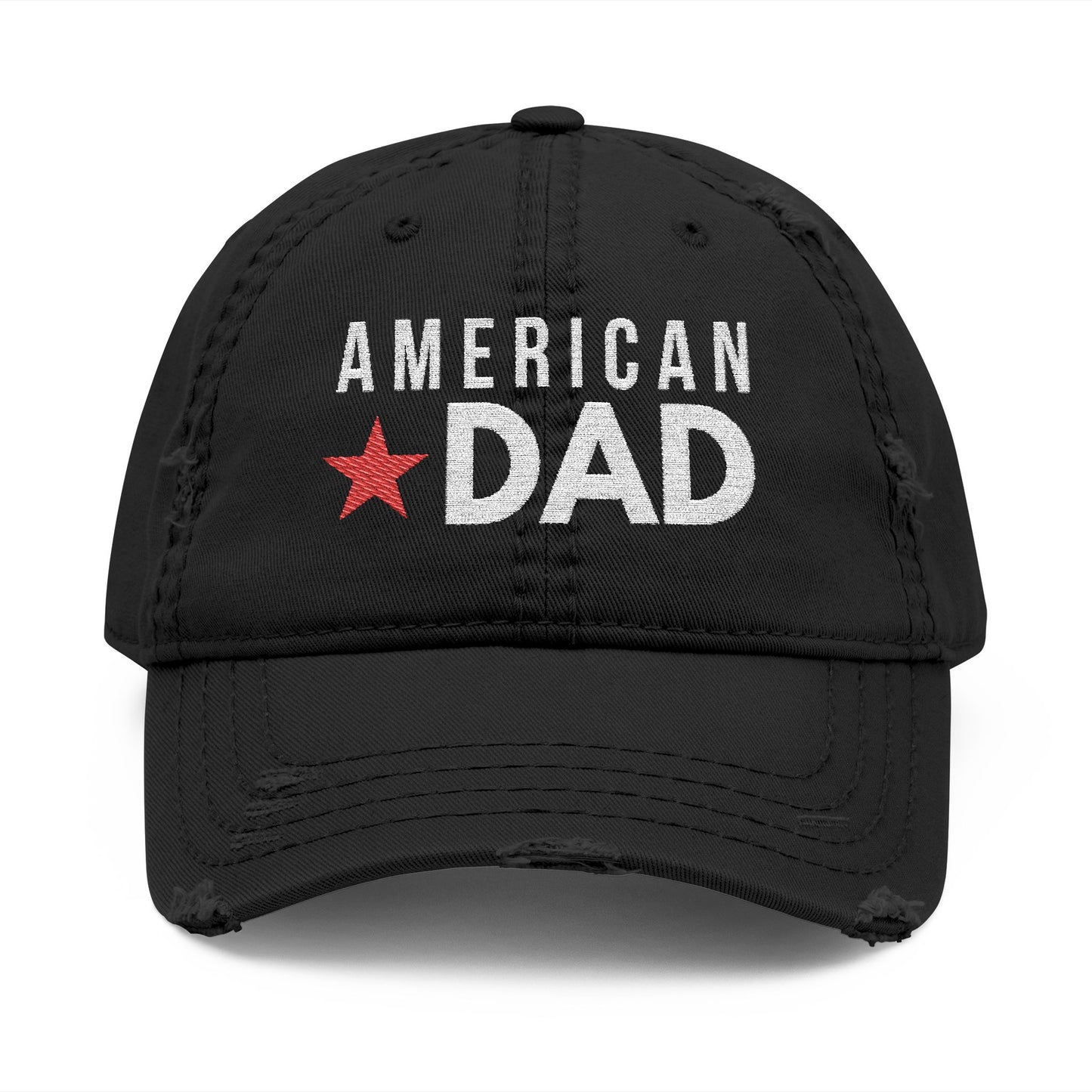 American Dad Hat | Distressed Dad Hat | Patriotic Dad Gift