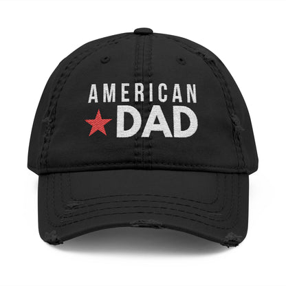 American Dad Hat | Distressed Dad Hat | Patriotic Dad Gift