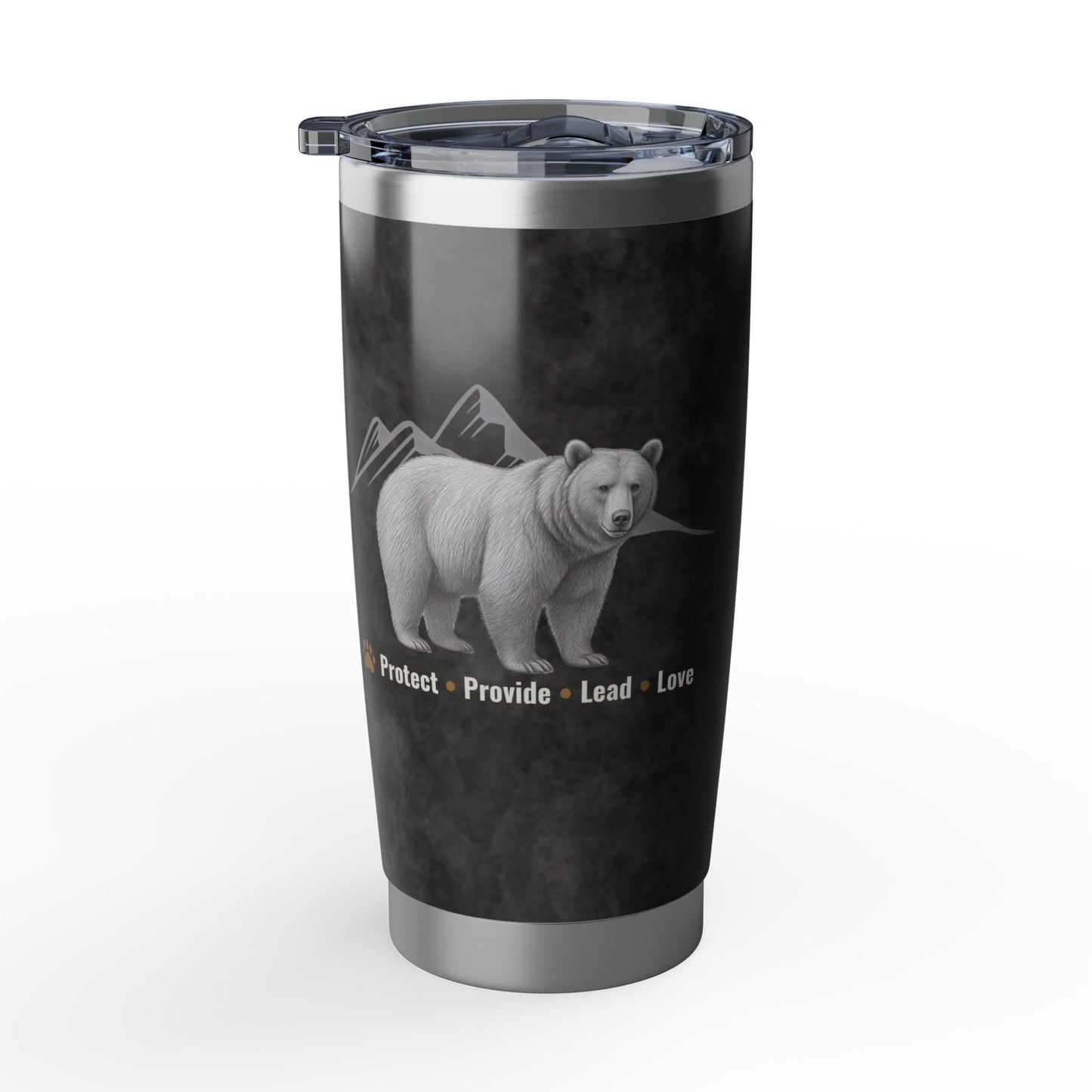 Papa Bear Stainless Steel Tumbler | Dad Gift | 20 oz
