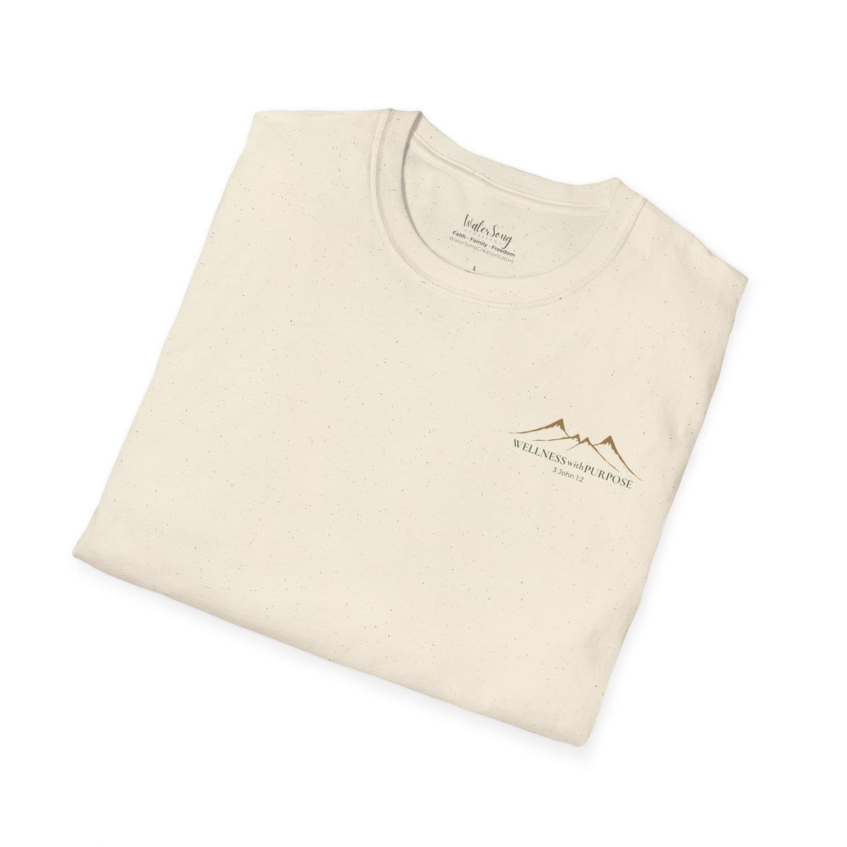 Wellness with Purpose Graphic T-Shirt | Faith & Healthy Living Tee