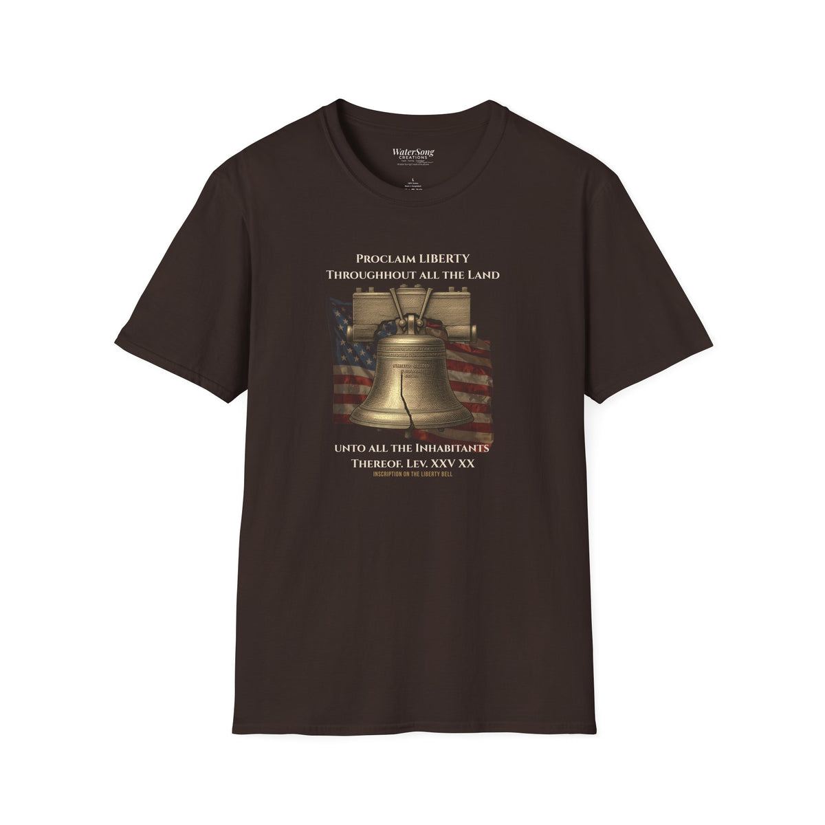 Liberty Bell Shirt | Proclaim Liberty Patriotic Christian Tee | Americana Tee