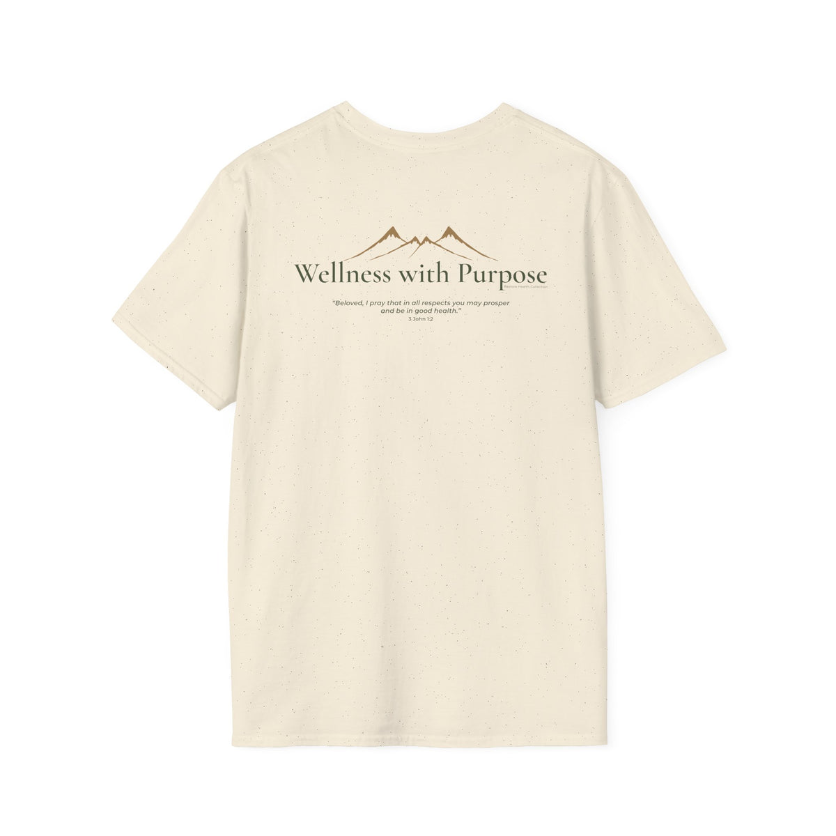 Wellness with Purpose Graphic T-Shirt | Faith & Healthy Living Tee