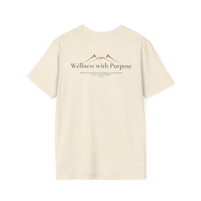 Wellness with Purpose Graphic T-Shirt | Faith & Healthy Living Tee