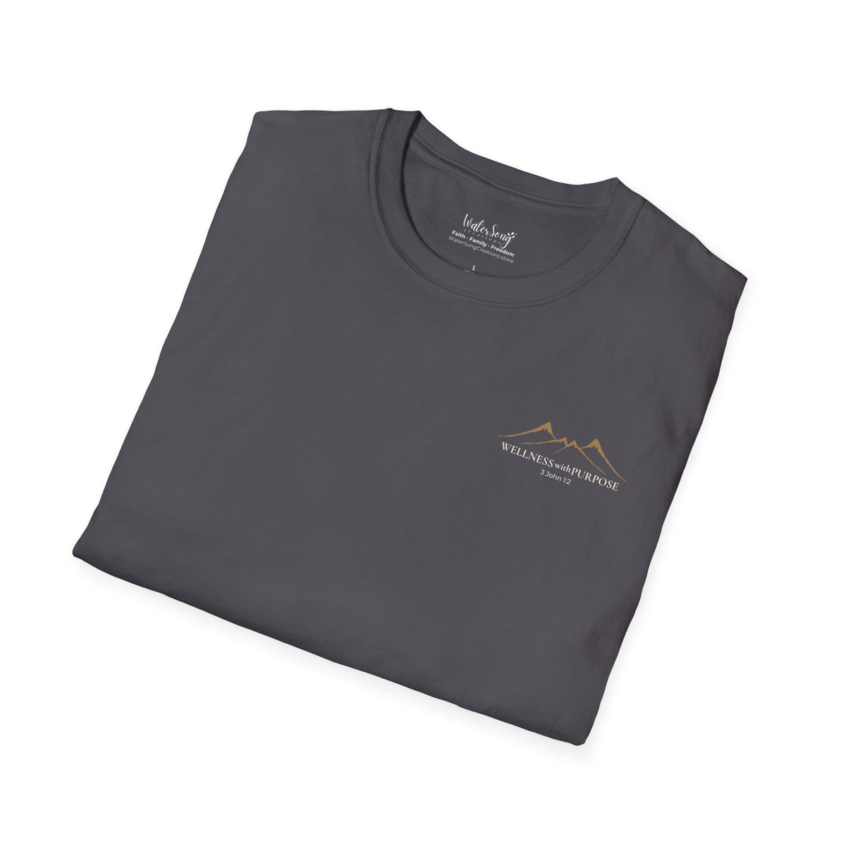 Wellness with Purpose Graphic T-Shirt | Faith & Healthy Living Tee
