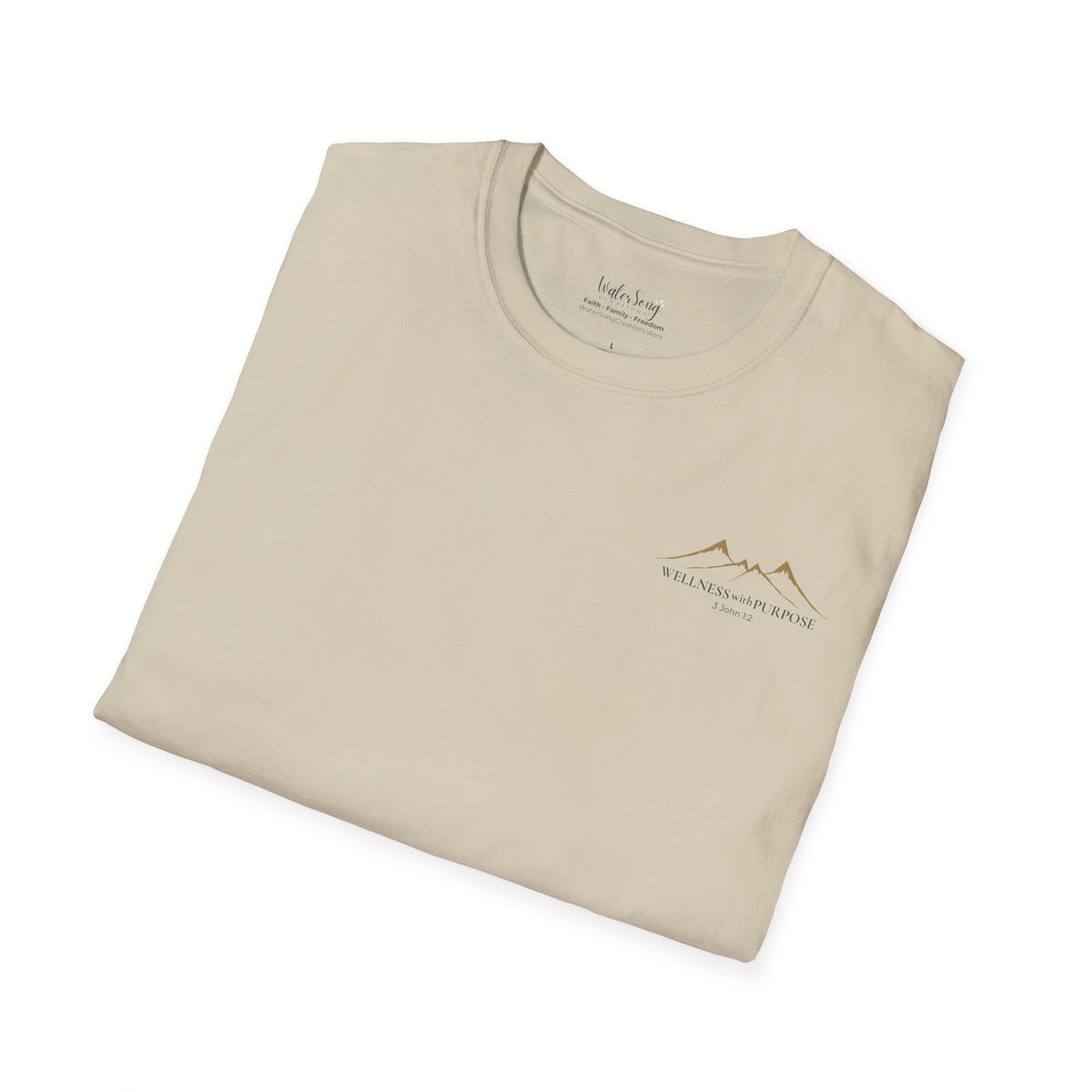 Wellness with Purpose Graphic T-Shirt | Faith & Healthy Living Tee
