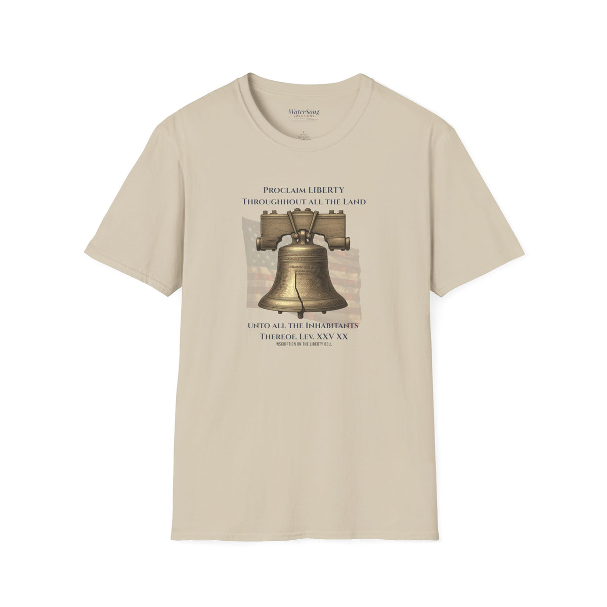 Liberty Bell Shirt | Proclaim Liberty Patriotic Christian Tee | Americana Tee