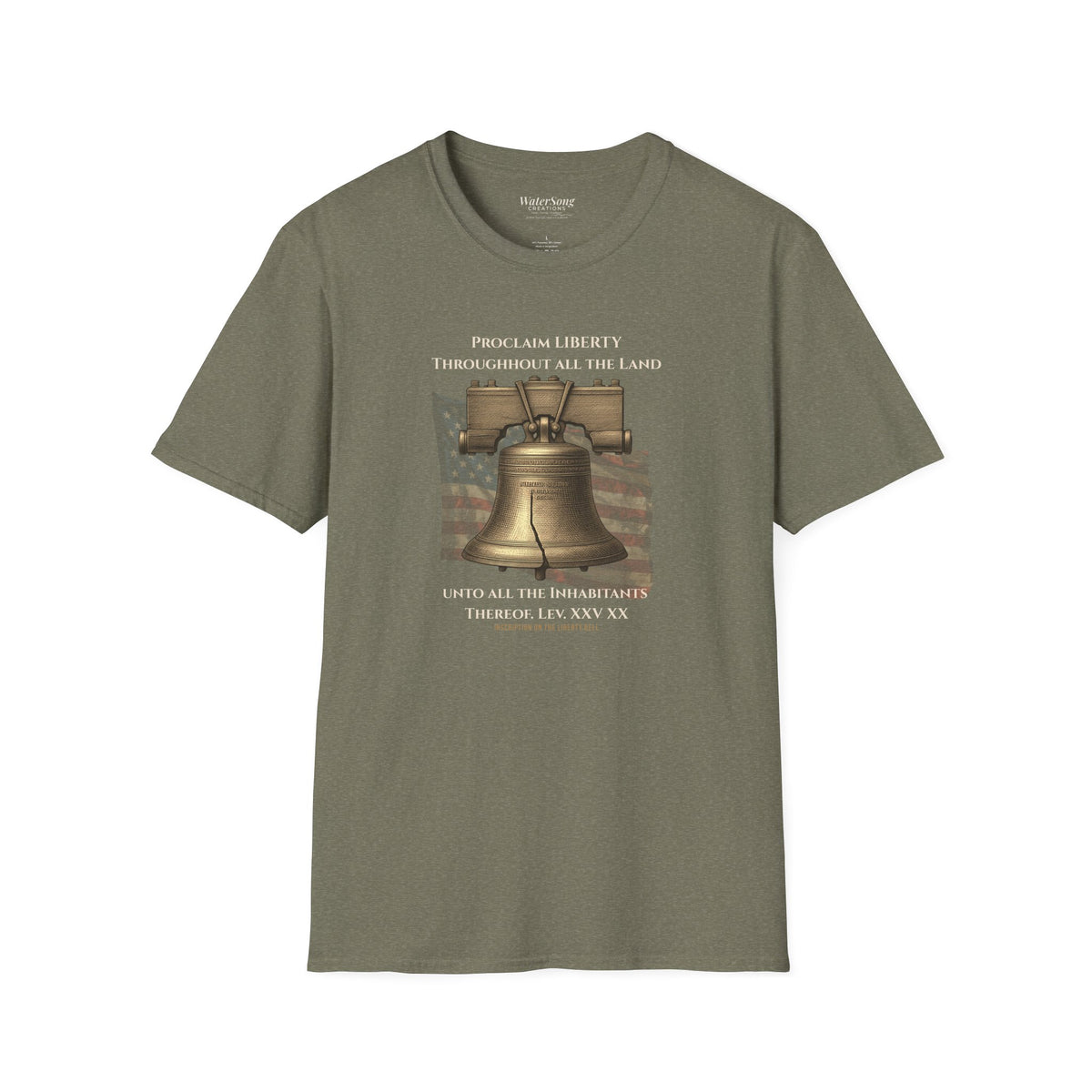 Liberty Bell Shirt | Proclaim Liberty Patriotic Christian Tee | Americana Tee
