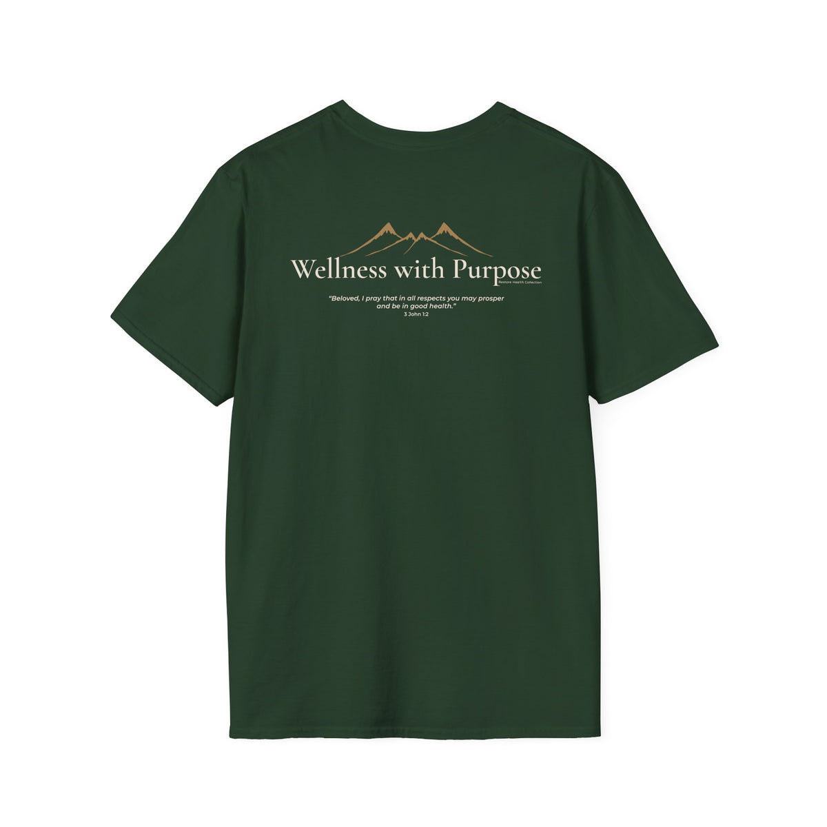 Wellness with Purpose Graphic T-Shirt | Faith & Healthy Living Tee