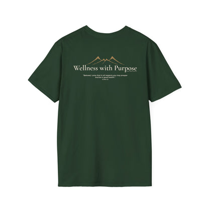 Wellness with Purpose Graphic T-Shirt | Faith & Healthy Living Tee