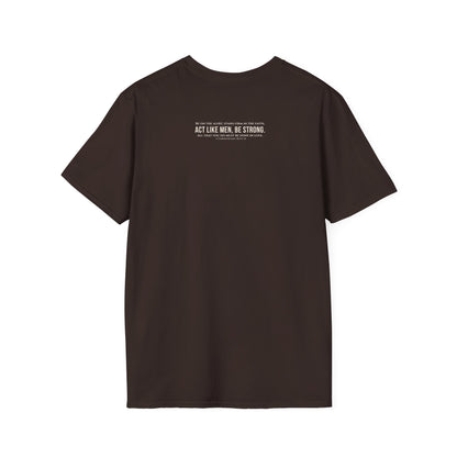 Kingdom Fatherhood Scripture Tee | 1 Corinthians 16:13–14 Christian Men’s Faith Shirt | Biblical Fatherhood