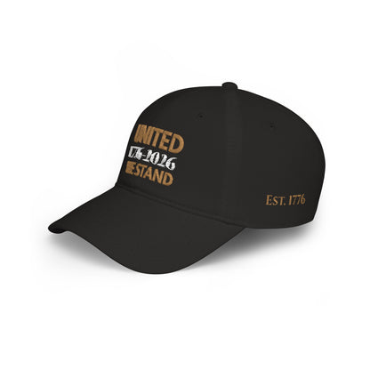 United We Stand 1776–2026 Embroidered Dad Hat | Patriotic America 250 Commemorative Cap
