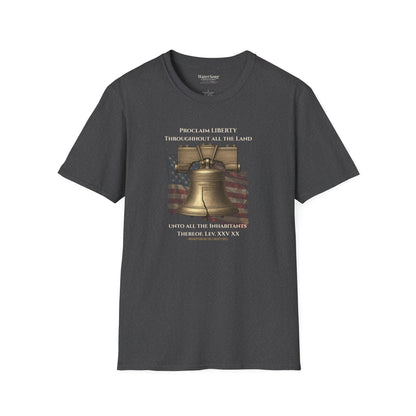 Liberty Bell Shirt | Proclaim Liberty Patriotic Christian Tee | Americana Tee