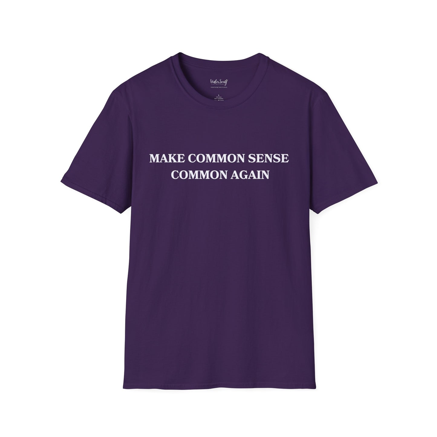 Make Common Sense Common Again Soft Cotton t-Shirt