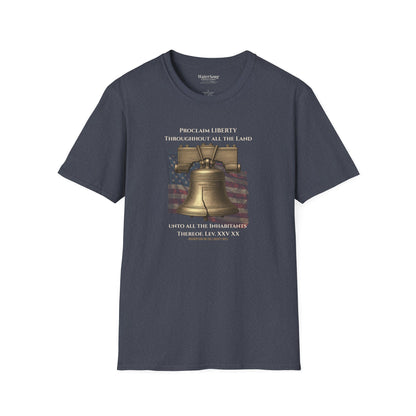 Liberty Bell Shirt | Proclaim Liberty Patriotic Christian Tee | Americana Tee