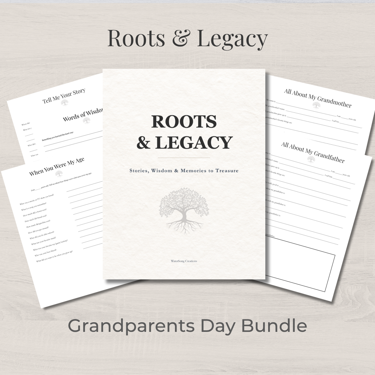 Roots & Legacy Grandparents Day Digital Download