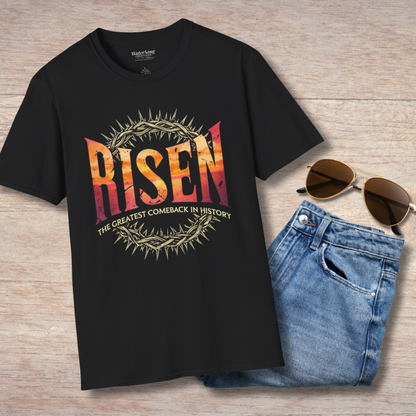 Risen Soft Cotton T-shirt - Greatest Comeback in History