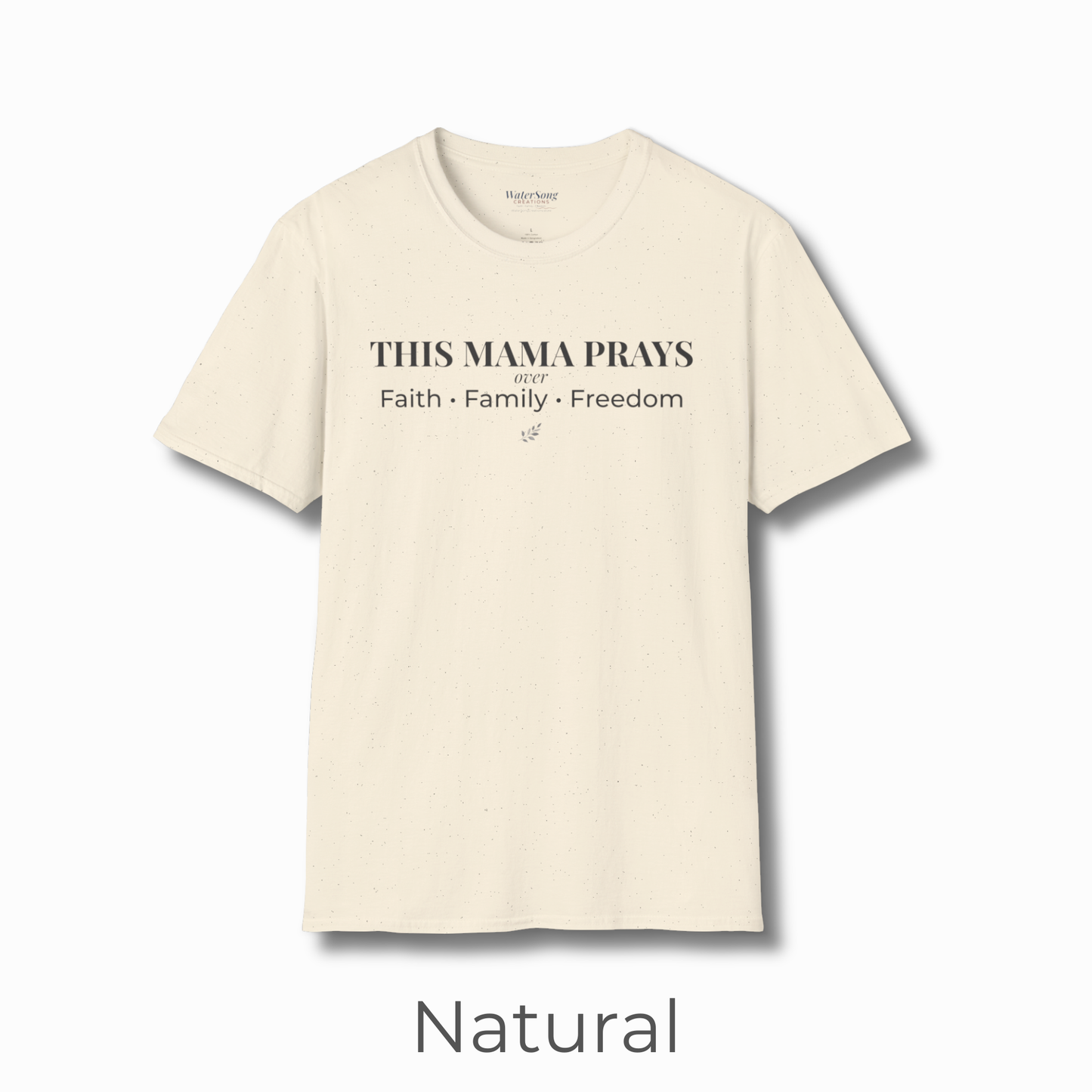 This Mama Prays T-Shirt | Faith • Family • Freedom | Inspirational Mom Tee