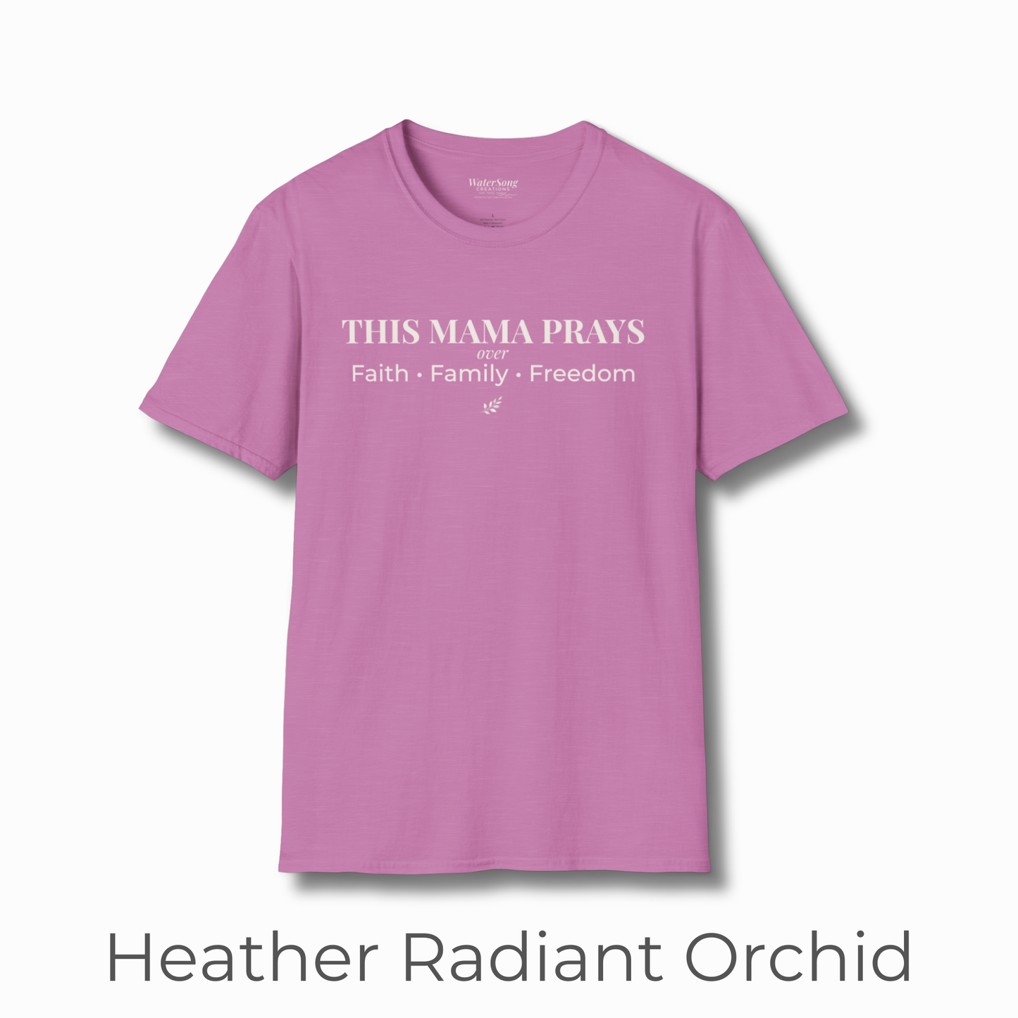 This Mama Prays T-Shirt | Faith • Family • Freedom | Inspirational Mom Tee