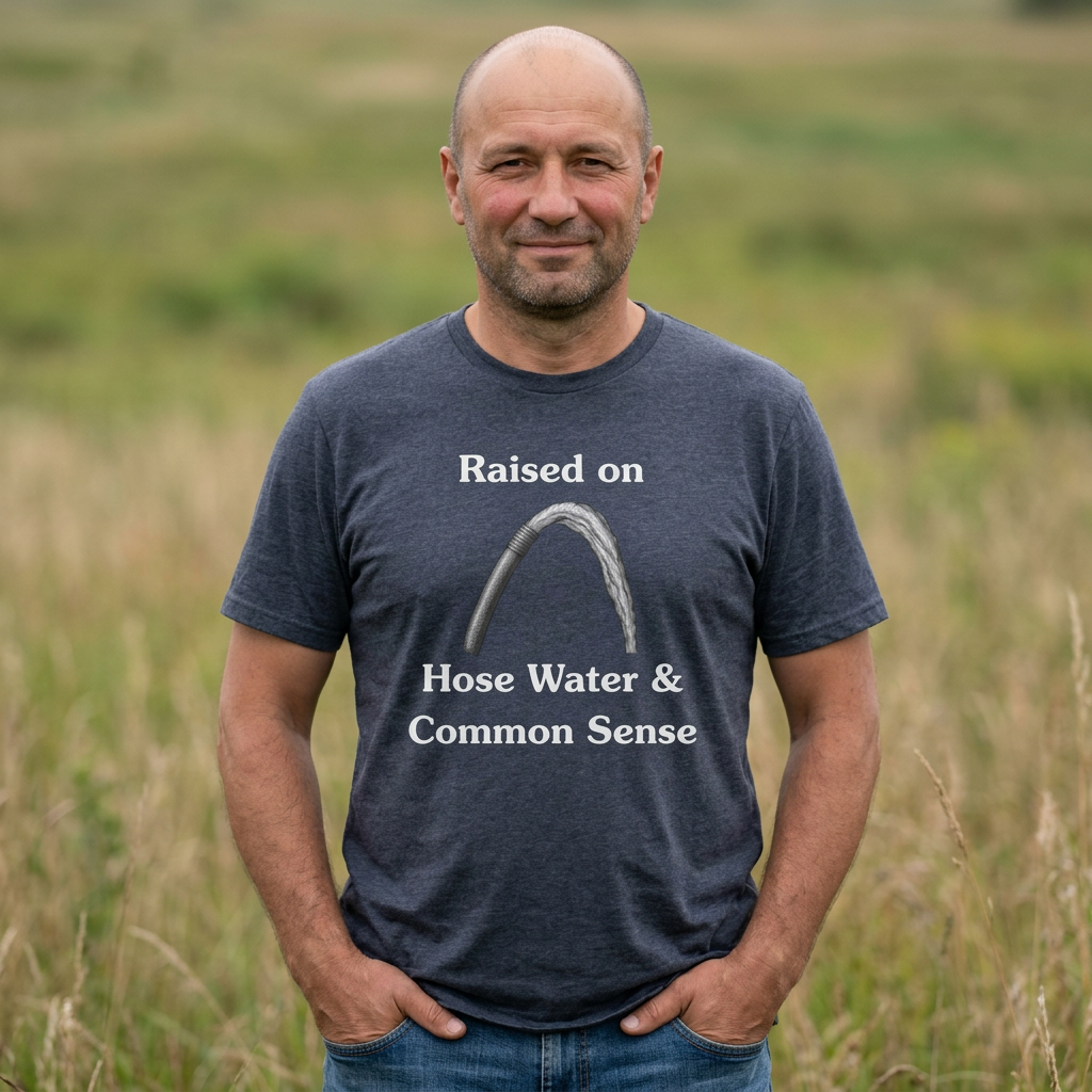 Raised on Hose Water and Common Sense Shirt | Funny Gen X Dad Shirt
