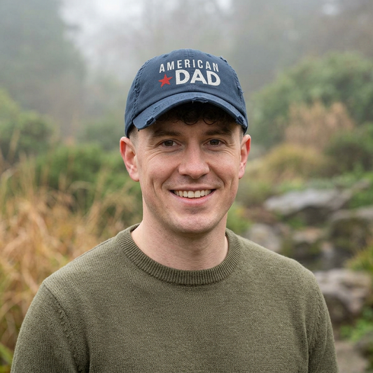 American Dad Hat | Distressed Dad Hat | Patriotic Dad Gift