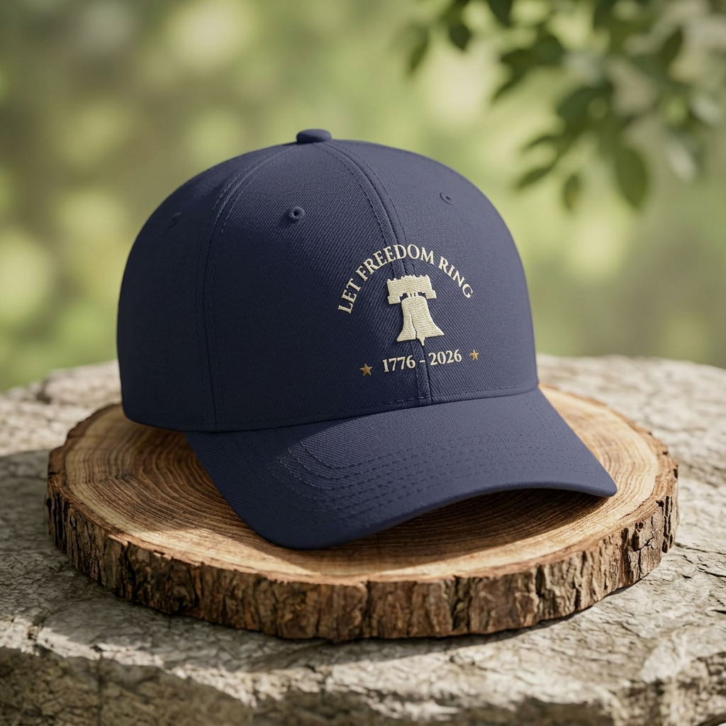 1776–2026 Commemorative Americana Cap | Liberty Bell Patriotic Collection Hat  Heritage 250 Low Profile Dad Hat