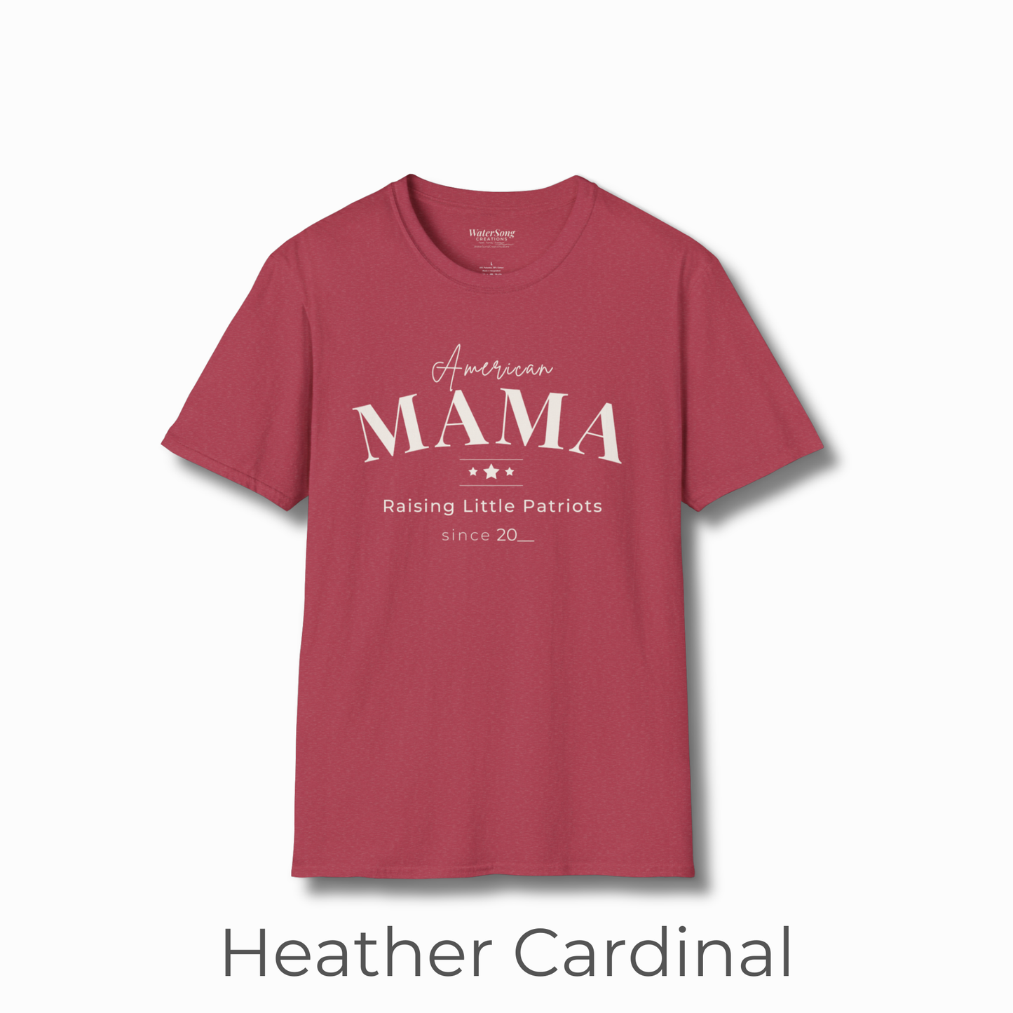 American Mama Shirt | Raising Little Patriots Since 20__ | Patriotic Mom Tee