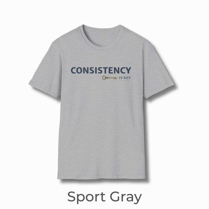 Consistency Is Key | Motivational Health & Wellness T-Shirt
