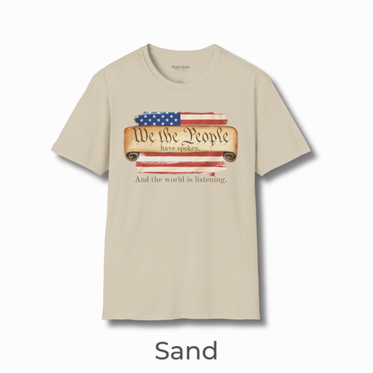We the People Patriotic Graphic Tee | American T-Shirt
