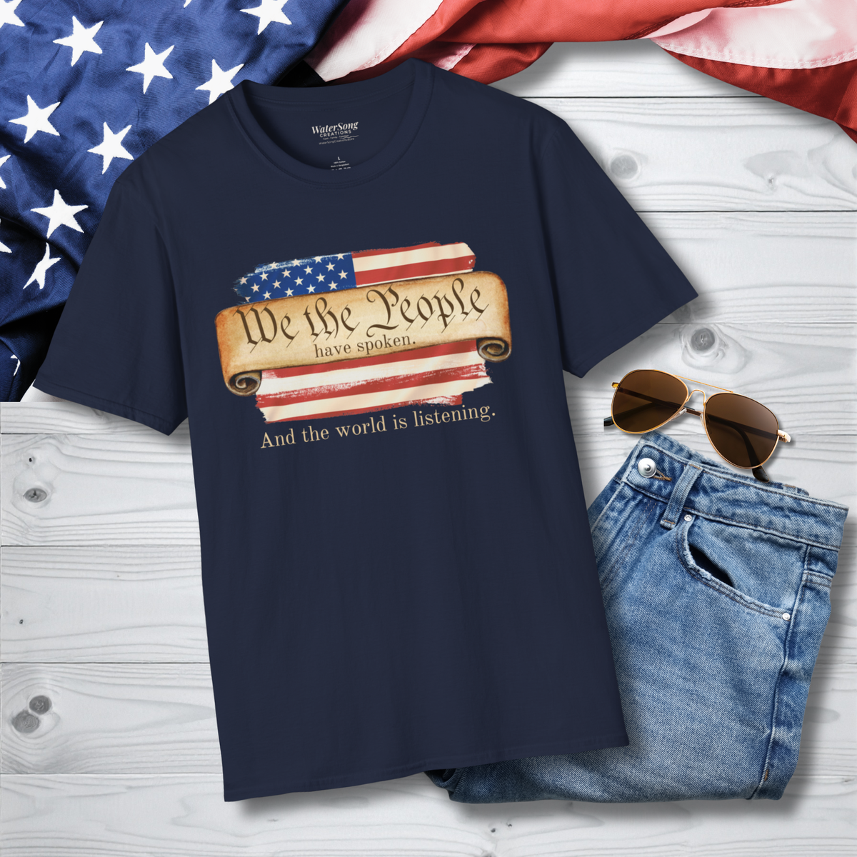 We the People Patriotic Graphic Tee | American T-Shirt
