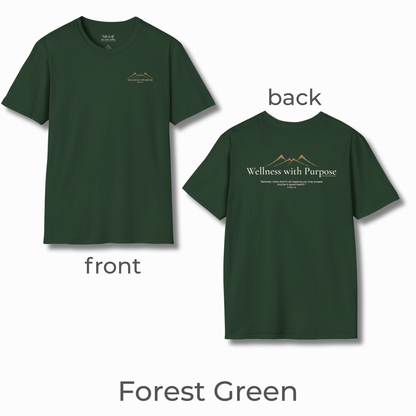 Wellness with Purpose Graphic T-Shirt | Faith & Healthy Living Tee