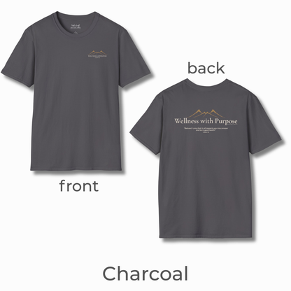 Wellness with Purpose Graphic T-Shirt | Faith & Healthy Living Tee