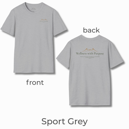 Wellness with Purpose Graphic T-Shirt | Faith & Healthy Living Tee