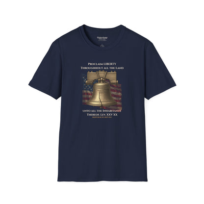 Liberty Bell Shirt | Proclaim Liberty Patriotic Christian Tee | Americana Tee