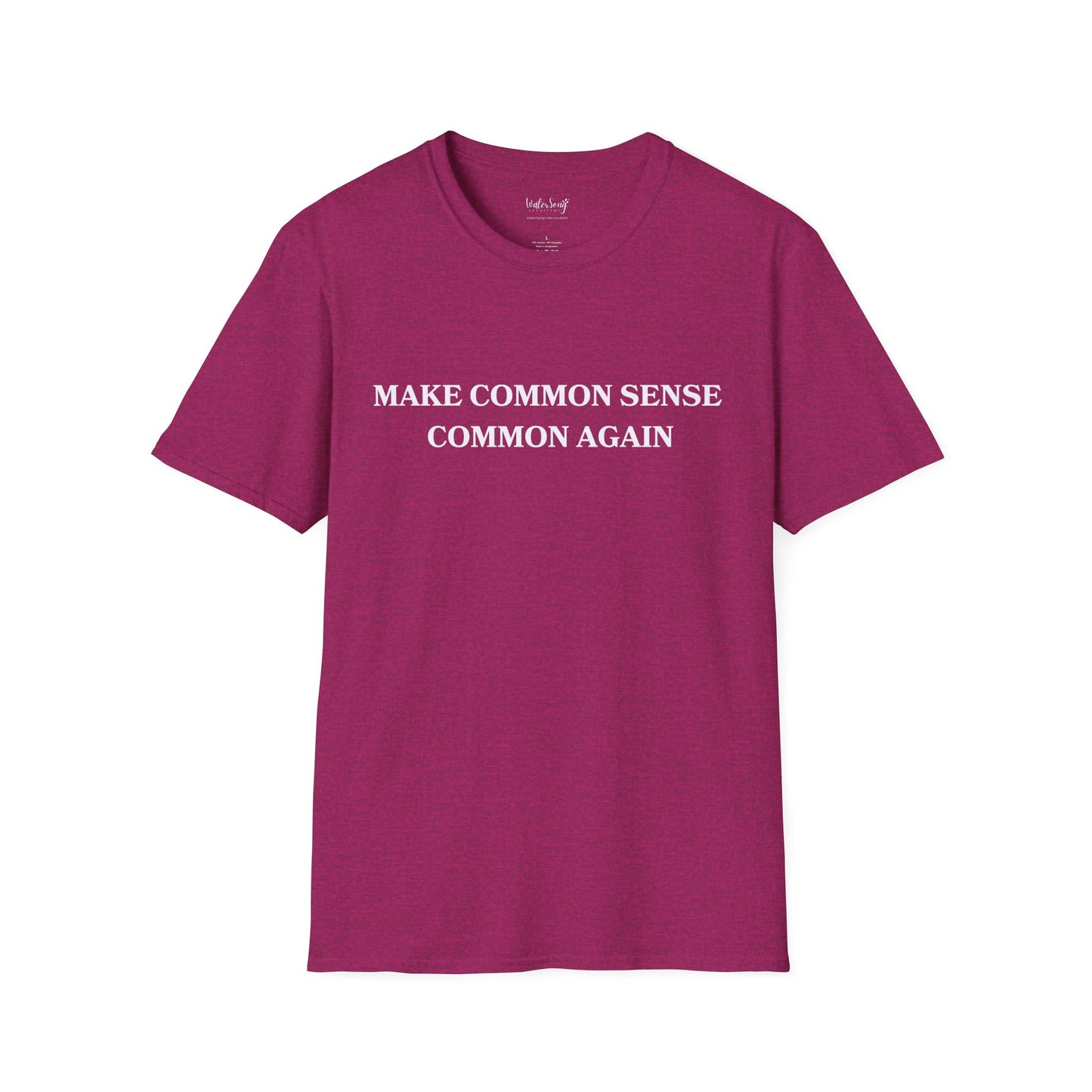 Make Common Sense Common Again Soft Cotton t-Shirt