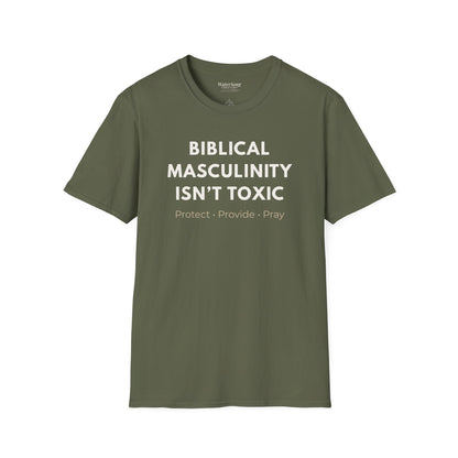 Biblical Masculinity Isn’t Toxic Shirt | Christian Men’s Graphic Tee